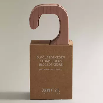 Кедровые блоки для гардероба Zara Home, 5 шт