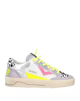 Кеды 4B12, серебро