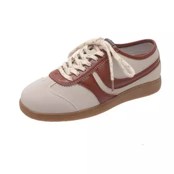 Кеды ABCYLM Skateboard Shoes Women's Low-Top, бежевый