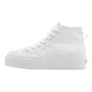 Кеды высокие Adidas Nizza Platform Mid, белый