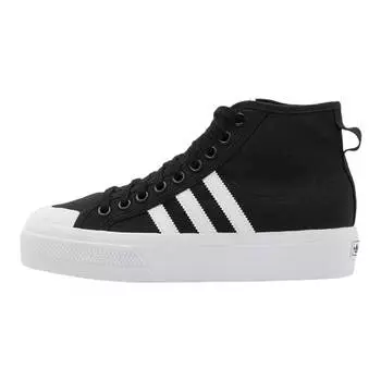 Кеды Adidas Nizza Platform Mid, черный/белый