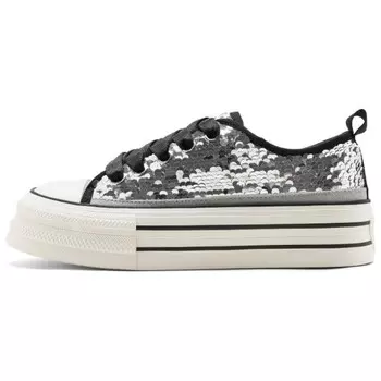 Кеды AGSDON Skateboard Shoes Women's Low-Top