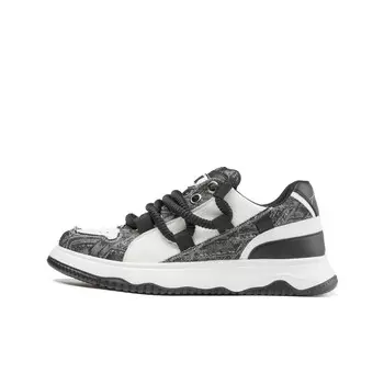 Кеды AOKANG Skateboard Shoes Men Low-Top, черный