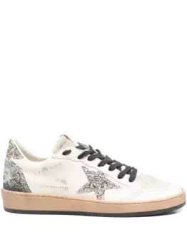 Кеды Ball Star с блестками GOLDEN GOOSE, нейтральный