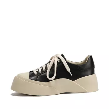 Кеды BELLALILY Skateboard Shoes Women's Low-Top, серебряный