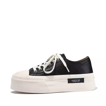 Кеды BELLALILY Skateboard Shoes Women's Low-Top, черный