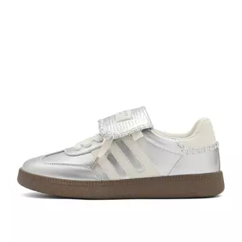 Кеды BELLE Skateboard Shoes Women's Low-Top, серебряный