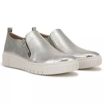 Кеды без шнурков Turner Soul Naturalizer, silver sand faux leather