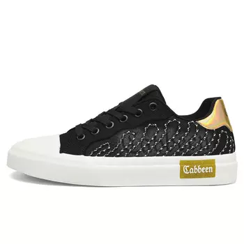 Кеды Cabbeen Skateboard Shoes Men Low-Top, белый