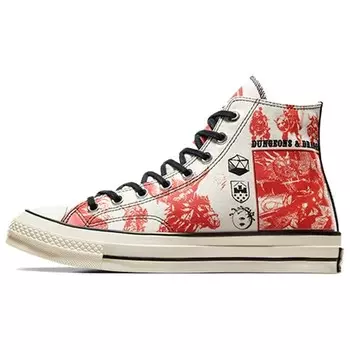 Кеды Chuck Taylor All Star 70 Hi Dungeons & Dragons Egret Converse, белый/красный/черный