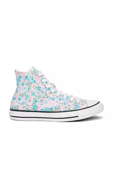 Кеды Chuck Taylor All Star Mini Flowers от Converse, white & gnarly blue