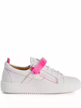 Кеды Coby на липучках Giuseppe Zanotti, белый