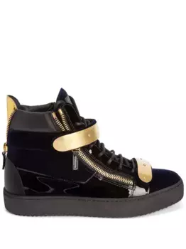 Кеды Coby со вставками Giuseppe Zanotti, синий
