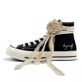 Кеды Converse 1970s Canvas Shoes Unisex High-Top Black, черные
