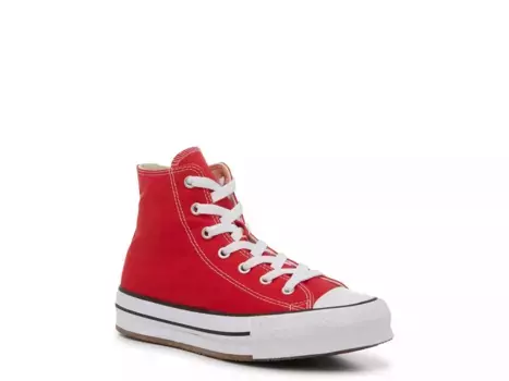 Кеды Converse Chuck Taylor All Star Platform Sneaker — детские, красные