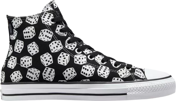 Кеды Converse Chuck Taylor All Star Pro High Black Dice, черный