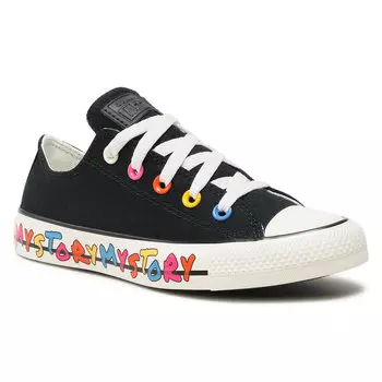 Кеды Converse Ctas Ox 170295C Black/Hyper Pink/Egret, черный