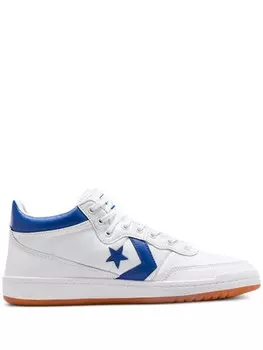 Кеды Converse Fastbreak Pro Leather Mid "White/Blue", белый