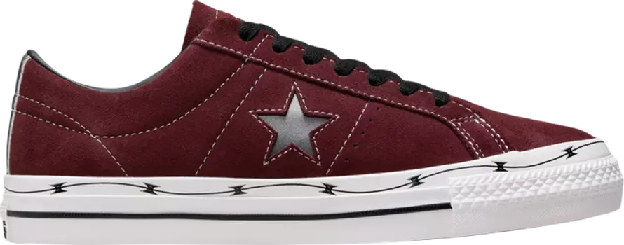 Кеды Converse One Star Pro Low Razor Wire, красный
