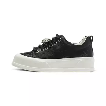 Кеды Coup De Foudre Skateboard Shoes Women's Low-Top, черный