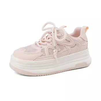 Кеды DAPHNE Skateboard Shoes Women's Low-Top, бежевый