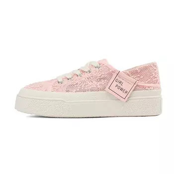 Кеды DAPHNE Skateboard Shoes Women's Low-Top, черный