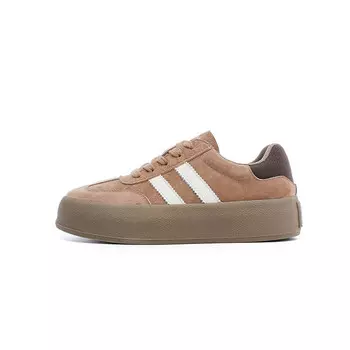 Кеды DAPHNE Skateboard Shoes Women's Low-Top, коричневый