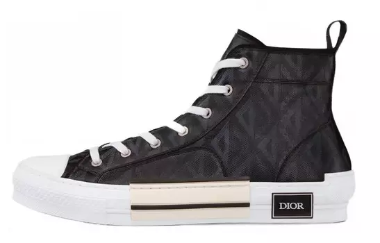 Кеды Dior B23 High Top CD Diamond, черный