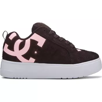 Кеды для скейтбординга Court Graffik Plat от Dc Shoes, brown/pink