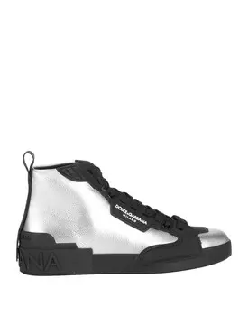 Кеды Dolce&Gabbana, серебро