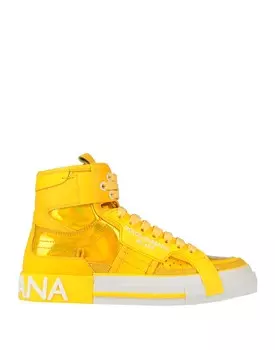 Кеды Dolce&Gabbana, желтый