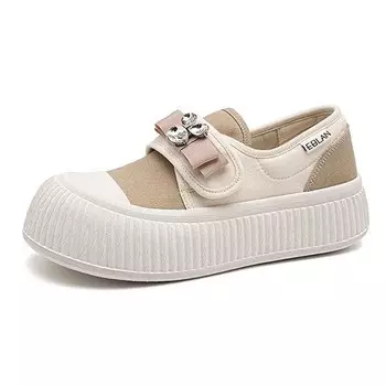 Кеды Eblan Biscuit Сanvas (размер 37), хаки/бежевый