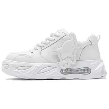 Кеды FAIRWHALE Skateboard Shoes Men Low-Top, белый