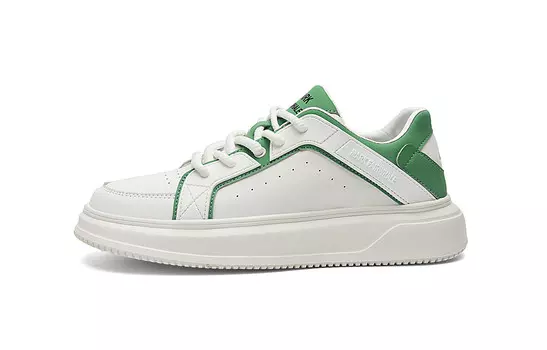 Кеды FAIRWHALE Skateboard Shoes Men Low-Top, белый/черный