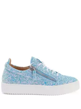 Кеды Gail с блестками Giuseppe Zanotti, синий