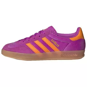 Кеды, GAZELLE INDOOR Скейтборд Обувь унисекс Низкий Верх Фиолетовый Adidas Originals