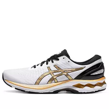 Кеды гелевые kayano 27 золотистый Asics, белый