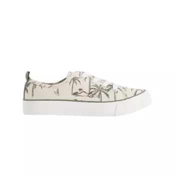 Кеды H&M Canvas Sneakers, светло-бежевый