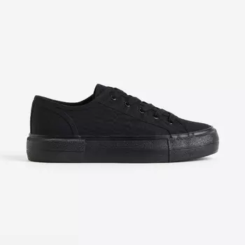 Кеды H&M Canvas, черный