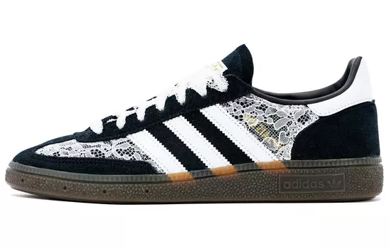 Кеды, HANDBALL SPEZIAL Скейтборд обувь унисекс низкий верх черный/белый Adidas Originals