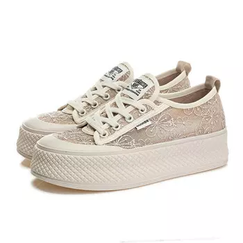 Кеды Help Skateboard Shoes Women's Low-Top, черный