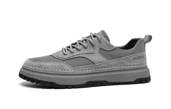 Кеды HLA Skateboard Shoes Men Low-Top, серый