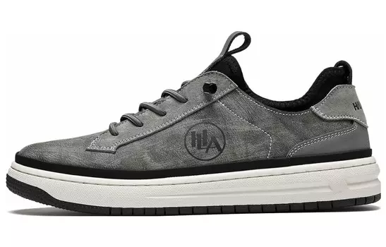 Кеды HLA Skateboard Shoes Men Low-Top, серый