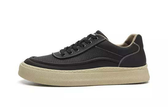 Кеды HLA Skateboard Shoes Men Low-Top, черный