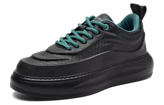 Кеды HLA Skateboard Shoes Men Low-Top, черный