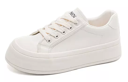 Кеды HUANQIU Skateboard Shoes Women's Low-Top White