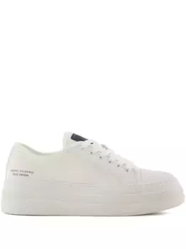 Кеды из канваса Armani Exchange, белый