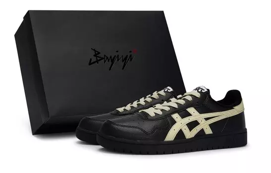 Кеды, JAPAN S Скейтборд Обувь унисекс с низким верхом Rice Asics, цвет Black/Beige