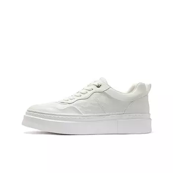 Кеды JOSINY Skateboard Shoes Men Low-Top, белый