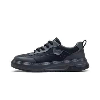 Кеды JOSINY Skateboard Shoes Men Low-Top, черный